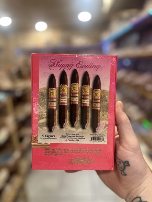 Arturo Fuente 60's VS Rare Pink Happy Ending 5 Count